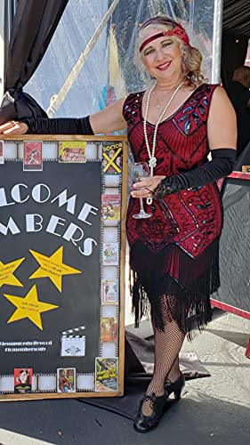 1920s Vintage Flapper Great Gatsby Party Dress