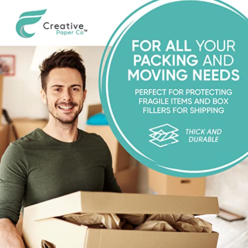 Made in USA Brown Kraft Paper Jumbo Roll 17.75? x 1200? (100ft) Ideal for Gift Wrapping, Art, Craft, Postal, Packing, Shipping, Floor Covering, Dunnage, Parcel, Table Runner 100% Recycled Material