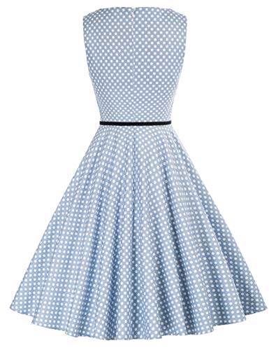 Polka Dot Cocktail Party Swing Dress- Size L