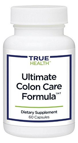 True Health Ultimate Colon Care Formula | Digestive Support, Softens Stool, Reduce Gas & Bloating (60 Capsules)