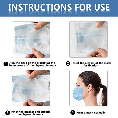 3D Mask Bracket for Lipstick Protection - Mask Accessories