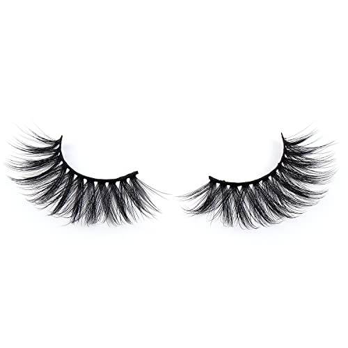 Wleec Beauty 3D Faux Mink False Lashes Handmade Dramatic Eyelash Pack Long Crisscross Fake Eyelashes #3D/18 (15 Pairs/3 Pack)