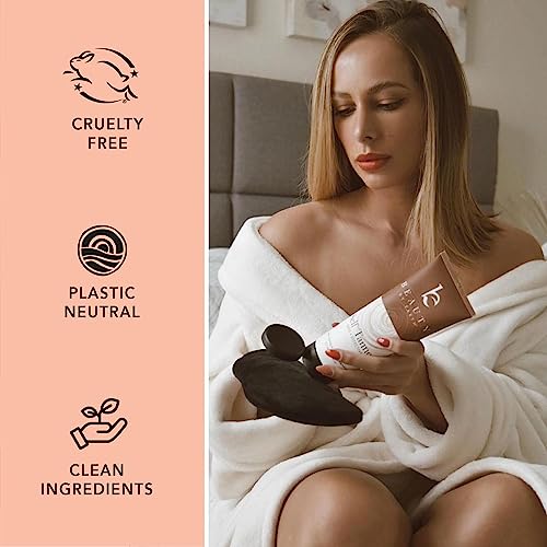 Self Tanner Bundle with Applicator - Tanning Lotion for Body & Face with Tanning Mitts, Sunless Tanner for Face & Self Tan for Body, Natural & Organic Full Size Face Tanner & Fake Tan for Body