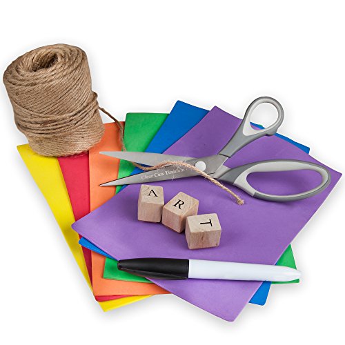 Best Titanium Scissors - 3 Shears in One Pack - Precision Cutting Blades for Sewing - Office Scissors - Gift Art and Craft Set - Sharp Scissors That Wont Break - Craft Siccors