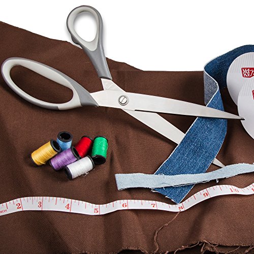 Best Titanium Scissors - 3 Shears in One Pack - Precision Cutting Blades for Sewing - Office Scissors - Gift Art and Craft Set - Sharp Scissors That Wont Break - Craft Siccors