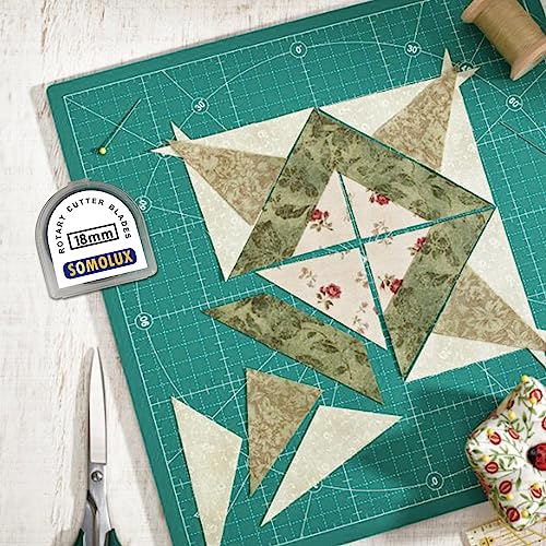 SOMOLUX Rotary Cutter Blades for Quilting & Crafts