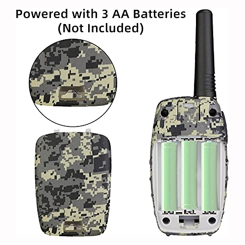 Retevis RT628 Walkie Talkies for Kids,22 Channels 2 Way Radio Long Range Kid Gift Toy with LCD Display,Army Toys for Outdoor Adventure Game Camp Hunt Trip(1 Pair,Camouflage)