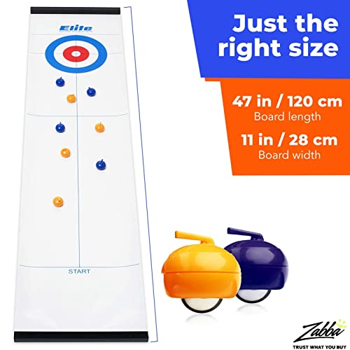 Elite Sportz Equipment Family Games for Kids and Adults - Fun Kids Games Ages 4 and Up - Way More Fun Than it Looks, is Quick and Easy to Set-Up and So Compact for Storage (A Curling Game)
