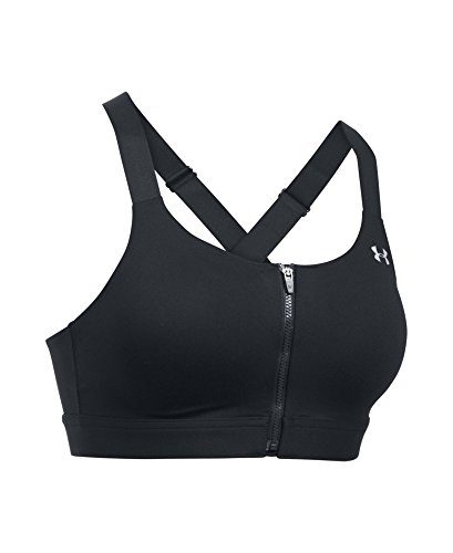 Under Armour Women's Eclipse High Impact Sports Bra - Black/Silver