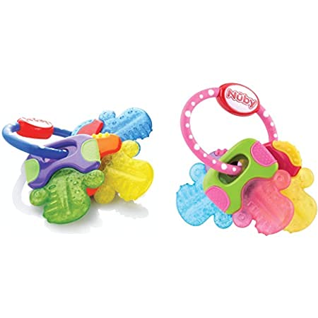Nuby Gel Teether Keys - 2 Blue