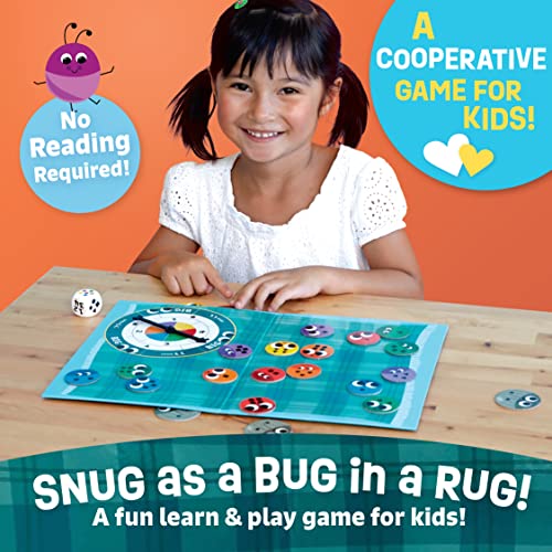 Peaceable Kingdom Snug as a Bug in a Rug Award Winning Preschool Skills Builder Game