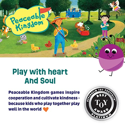 Peaceable Kingdom Snug as a Bug in a Rug Award Winning Preschool Skills Builder Game