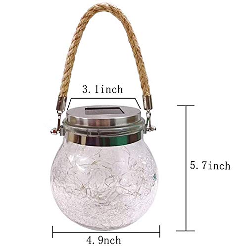 Outdoor Solar Lantern Fairy String Lights - 2 Pack