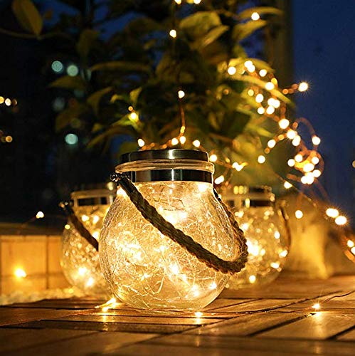 Outdoor Solar Lantern Fairy String Lights - 2 Pack