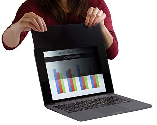 Apple MacBook Compatible? Premium Black Privacy Screen and Blue Light Screen Protector? Anti-Glare, Anti-Scratch, Blocks 96% UV