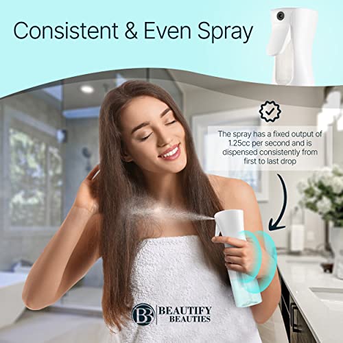 Hair Spray Bottle - Ultra Fine Continuous Water Mister