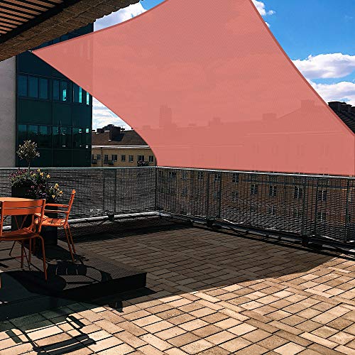 16'x16' Red Sun Shade Sail for Outdoor Spaces