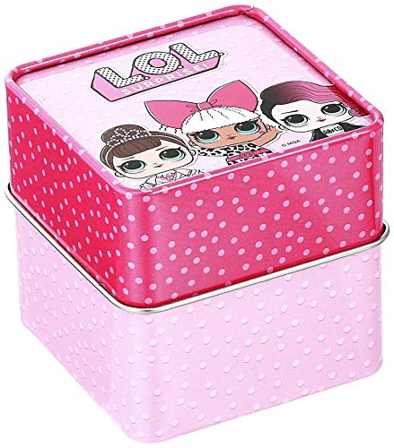 L.O.L. Surprise! Girls' Quartz Watch with Plastic Strap, Pink, 17.6 (Model: LOL4000)