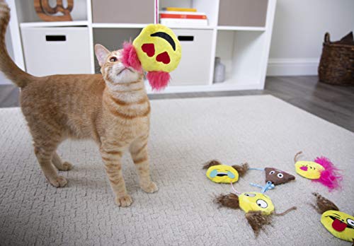 SmartyKat Mouse Moods Emoji Bundle Pack - Yellow/Brown