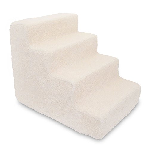 Pet Stairs for Small Dogs & Cats, Non-Slip, 4-Step