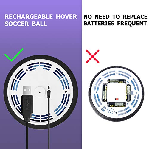 Kids Hover Soccer Ball Set with LED Light