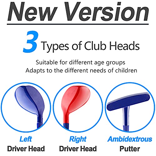 iPlay, iLearn Kids Golf Toys Set, Outdoor Lawn Sport Toy, Training Golf Balls & Clubs Equipment, Indoor Exercise, Outside Yard Active Gifts for 3 4 5 6 7 8 Year Olds Boys Toddlers Children Girls