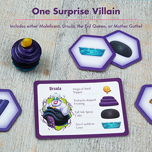 Wonder Forge Disney Princess Enchanted Cupcake Party Game For Girls & Boys Age 3 & Up - A Fun & Fast Matching Party Game You Can Play Over & Over (1088)