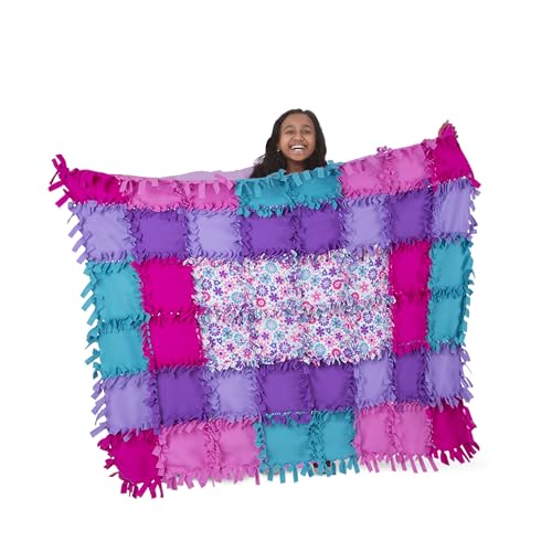 Melissa & Doug Flower Fleece Quilt