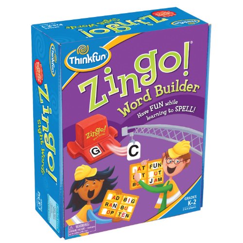 ThinkFun Zingo Word Builder Early Reading Game - Award Winning Game for Pre-Readers and Early Readers