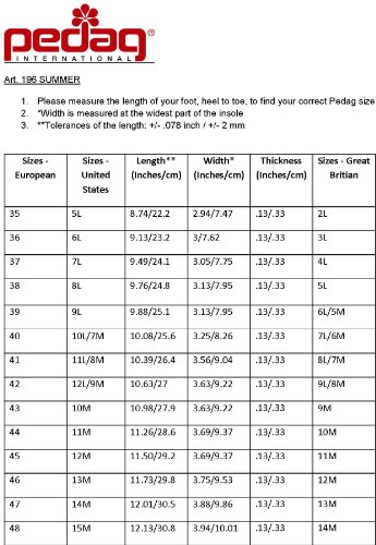 Pedag Summer Barefoot Inserts - Terry Cotton Sockless