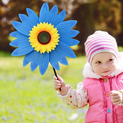B bangcool Sunflower Lawn Pinwheels Wind Spinners Garden Party Pinwheel Wind Spinner for Patio Lawn & Garden (6 PCS)?