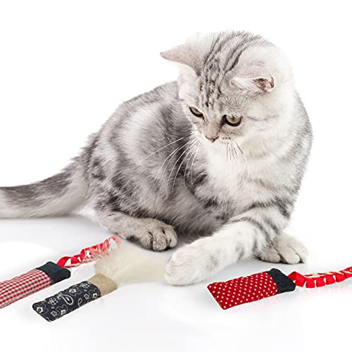 SmartyKat Silly Stix Sparklers Catnip Toys - Blue/Red