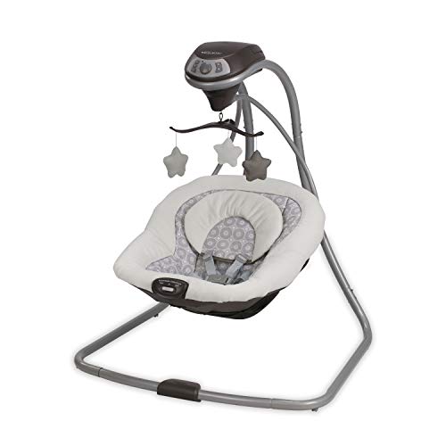 Graco Simple Sway Baby Swing | 2 Speed Vibration, Abbington