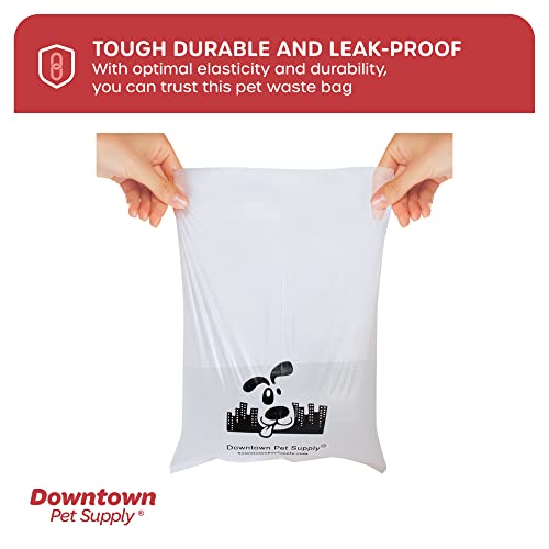 500 Ct Unscented Dog Waste Bags & Dispenser