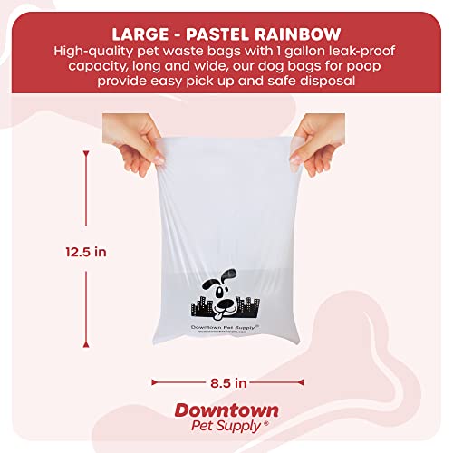 500 Ct Unscented Dog Waste Bags & Dispenser