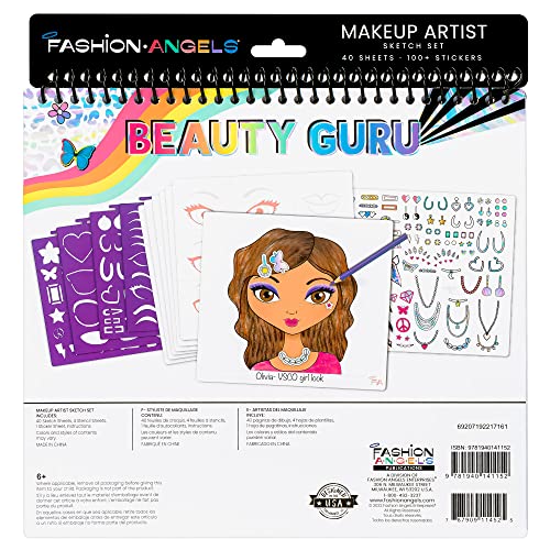 Makeup & Hair Design Sketch Portfolio for Kids