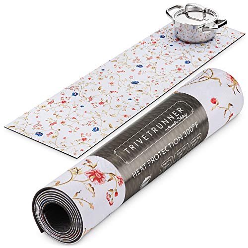 Trivetrunner: Heat-resistant Table Runner for Hot Dishes (Spring Floral)