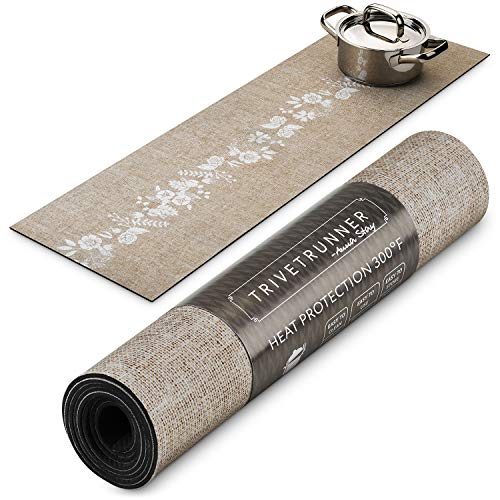 Anna Stay Burlap Table Runners - Heat Resistant & Anti-Slip