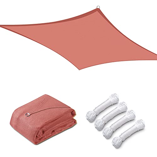 12'x12' Red Sun Shade Sail for Outdoor Patio