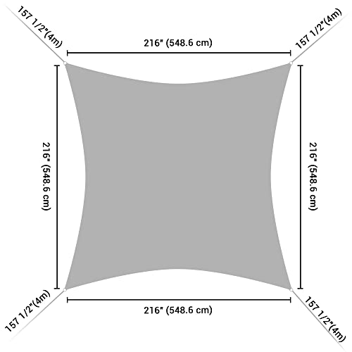 Yescom 1 Pack 18'x18' Mellow Yellow Sun Shade