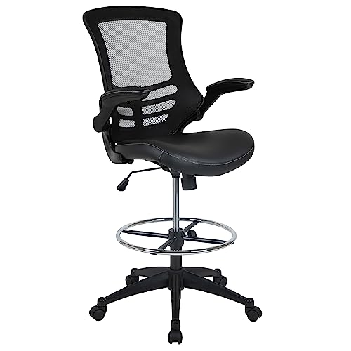 Kelista Mid-Back Drafting Chair: Comfortable and Productive