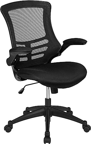 Kelista Mid-Back Black Mesh Swivel Office Chair