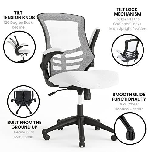Ergonomic Black Mesh Swivel Office Chair by Kelista