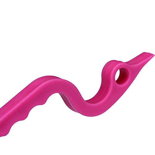 2pcs Window Track Cleaning Brushes, Hand-held Groove Gap Cleaning Tools Door Track Kitchen Cleaning Brushes Set(Red)