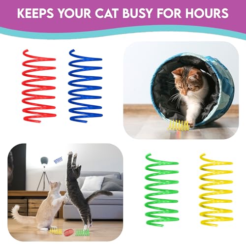 Ethical Wide Colorful Springs Cat Toy