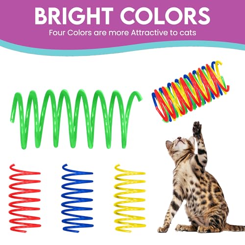 Ethical Wide Colorful Springs Cat Toy