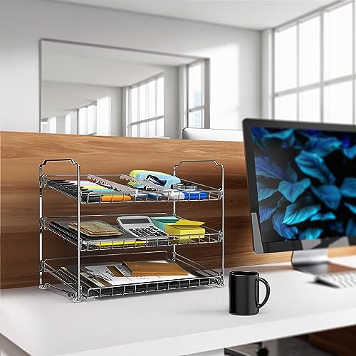 SimpleHouseware Stackable Can Rack Organizer, Chrome