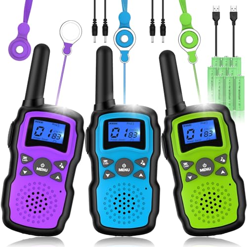 Wishouse Walkie Talkies - Long Range 3 Pack