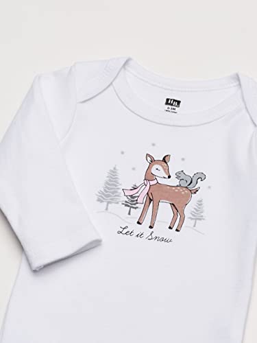 Hudson Baby Unisex Baby Cotton Long-sleeve Bodysuits