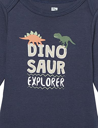 Hudson Baby Unisex Baby Cotton Long-sleeve Bodysuits